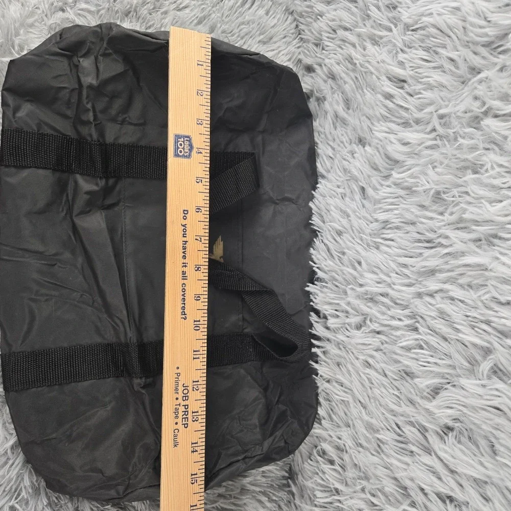Bronson 16.5 x 8 x 10 Black Nylon Round Small Duffel‎ Bag